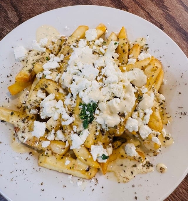 Feta Aioli Fries.