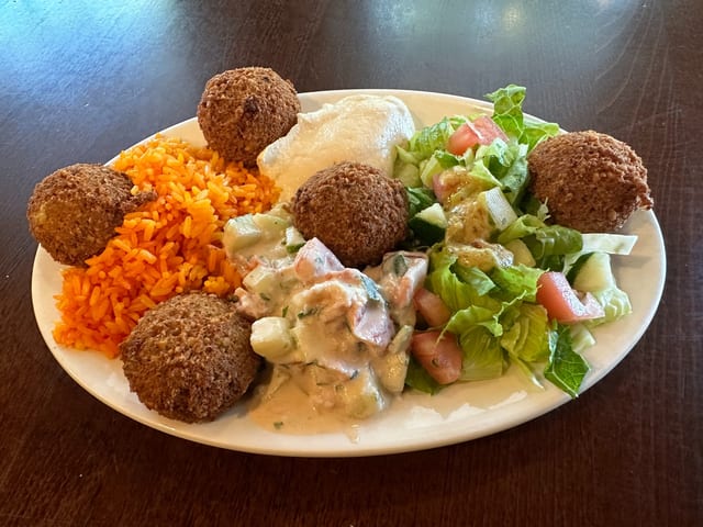 Falafel Plate.
