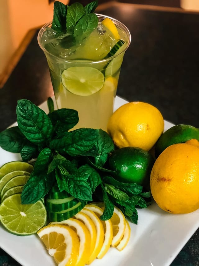 Mint Cucumber Lemonade.
