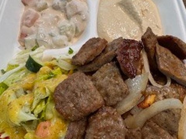 Lamb Gyro Plate.
