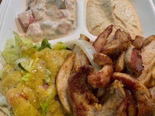 Chicken Gyro Plate.
